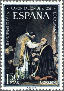 Z vendido España 1967 1837 Sello * Centenario San Jose de Calasanz c/charnela Timbre Espagne Spain Spagna Espana Spanje Spanien 